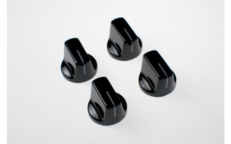 Large Black Knob 4-pc set