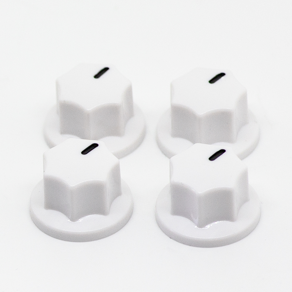 RCB-V2 / Replacement White D-Shaft Knob 4pc set