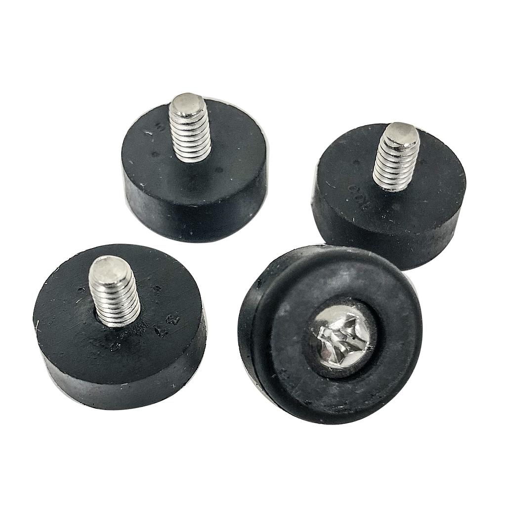 Wah Feet 4pc set / Screw with Rubber Washer